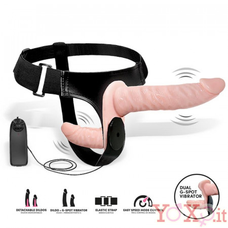 Strapon Batek Per Donna Con Imbracatura Doppio Dildo E Vibrazione