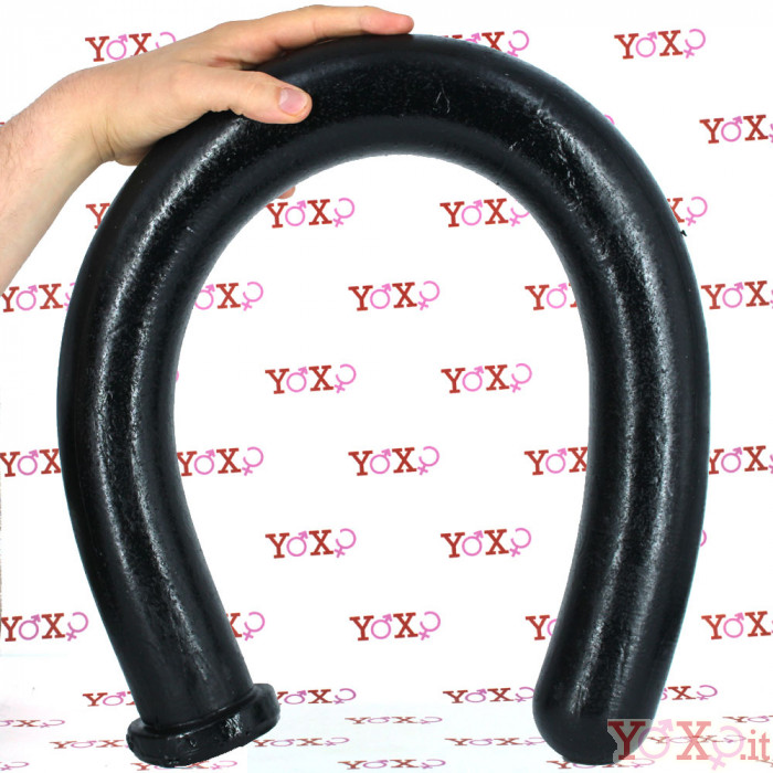 Squamata Spitting Anal Snake Dildo Flessibile X Nero