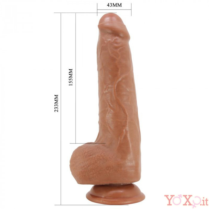 Dildo Con Pelle Scorrevole X Cm