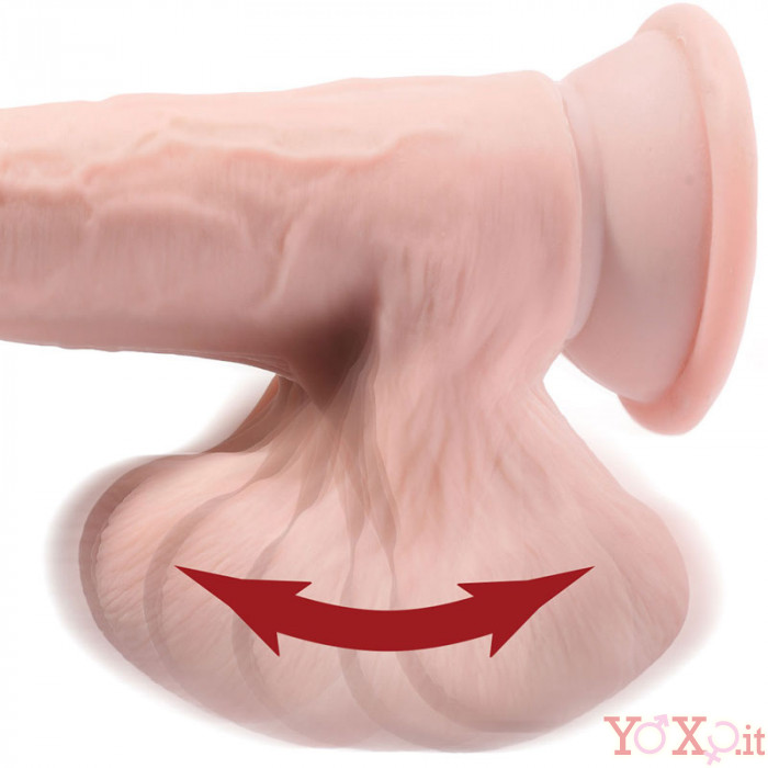 Dildo Triple Density Testicoli Oscillanti X Cm