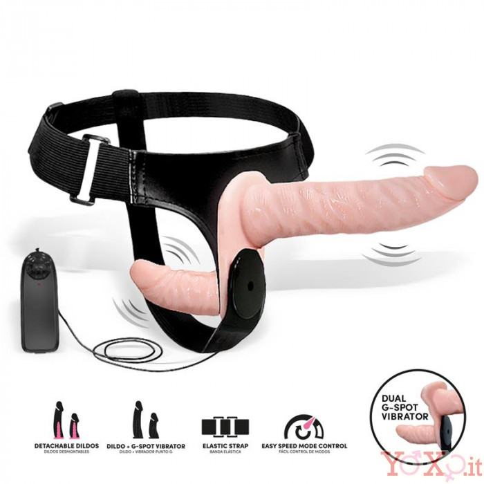 Strapon Batek Per Donna Con Imbracatura Doppio Dildo E Vibrazione