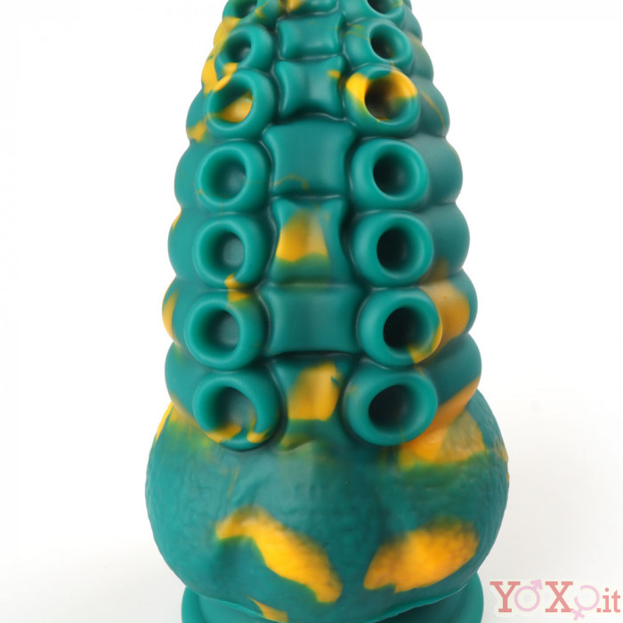 Dildo Anale Tentacolo Di Piovra Gigante In Silicone X Cm Giallo