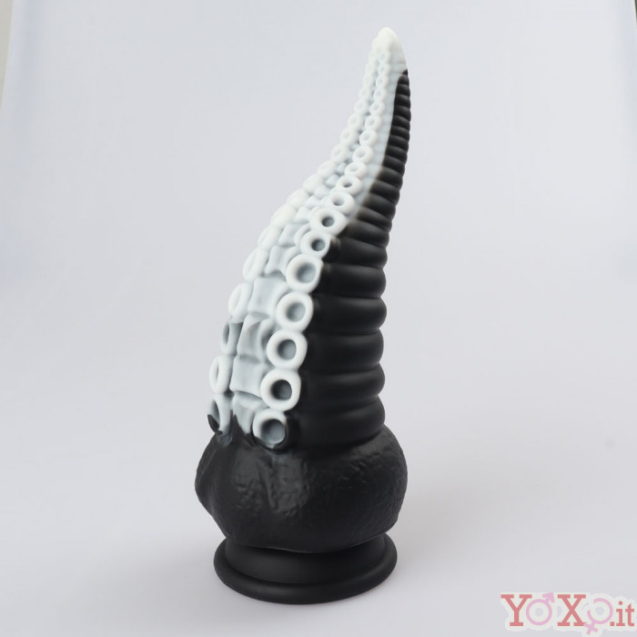 Dildo Anale Tentacolo Di Piovra Gigante In Silicone X Cm Nero E