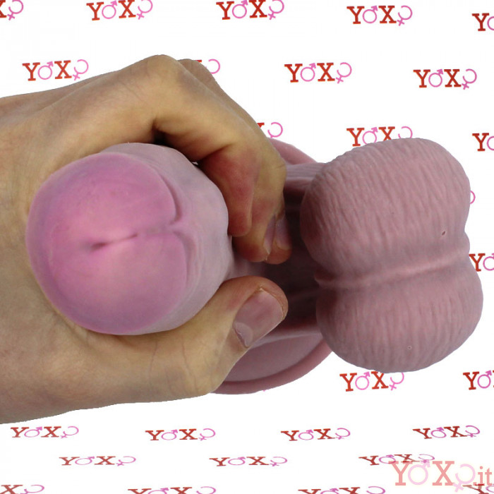 Dildo Triple Density Testicoli Oscillanti X Cm
