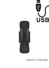 Yoxo Sexy Shop - Panty Pleasure - Vibratore Indossabile con Comando Wireless in Silicone Nero Ricaricabile.