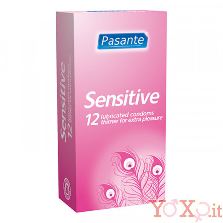 PASANTE PROFILATTICI SOTTILI SENSITIVE 12 PEZZI 