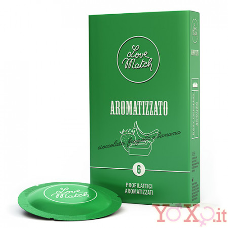 Profilattici Love Match Aromi Assortiti - 6 Pezzi