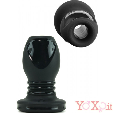 TITANMEN Cuneo Anale a TUNNEL in Silicone 10 x 4,3 cm.