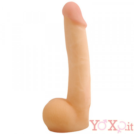 Fallo Ultra Realistico in Cyberskin® con Testicoli 18 X 2 cm. MADE IN USA