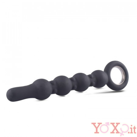 Dildo Anale a Sfere in Puro Silicone 22 X 3 cm.