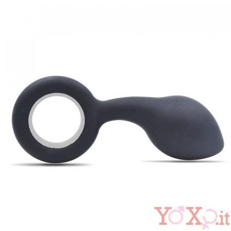Cuneo Anale Ricurvo in Puro Silicone 13,5 X 4 cm.
