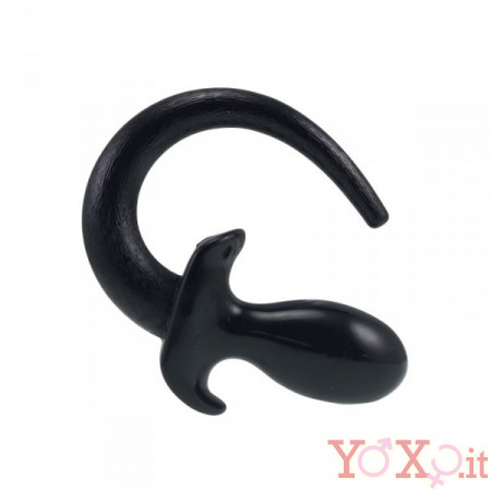 Plug Anale Timeless Doggystyle Nero 37 x 5 cm.