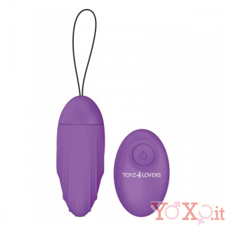 Ovetto Vibrante Telecomandato Elys Ripple Egg Remote Control Purple 9 x 3,7 cm.
