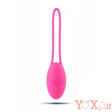 Ovulo Vibrante Realizzato in Puro Silicone con Laccio di Recupero 6 x 3,5 cm.