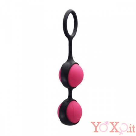 Palline Vaginali Timeless Double Pleasure Rosso 3 cm.