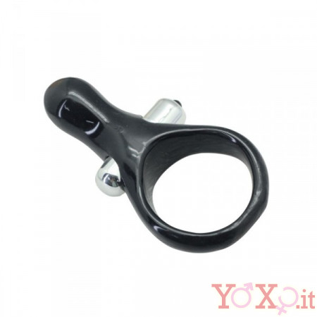 Anello Fallico Vibrante Timeless Orgasm Vibenhancer Nero 5,1 cm.