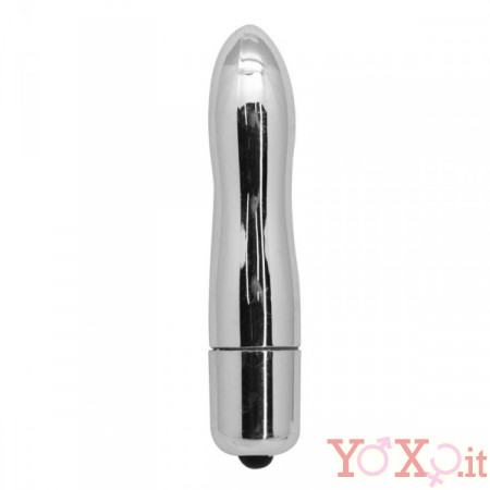 Mini Vibratore Da Viaggio Argento 8,2 x 1,7 cm.