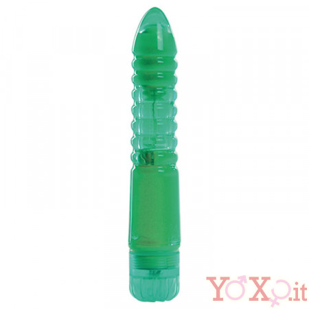 VIBRATORE JAMMY JELLY TWEET GREEN 13 x 2,5 cm