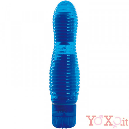 VIBRATORE JAMMY JELLY SENSUAL BLUE 13 X 3,8 cm