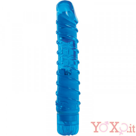 VIBRATORE JAMMY JELLY TIZZY BLUE 14,5 x 2,5 cm