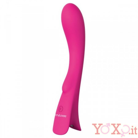 Vibratore Design Elys Roundish Plot Clit Pink 20 x 3,5 cm.