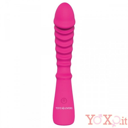 Vibratore Design Elys Roundish Plot Real Wave Pink 20 x 3,5 cm.