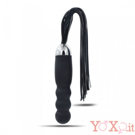 Vibratore Anale con Frusta da 30 cm. Bubble Anal Whip 19,5 x 3,5 cm.