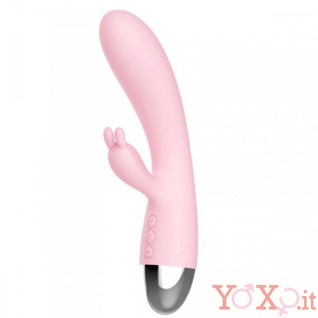 Vibratore Rabbit Faye 1 Rosa Pesco 18,5 x 3 cm.
