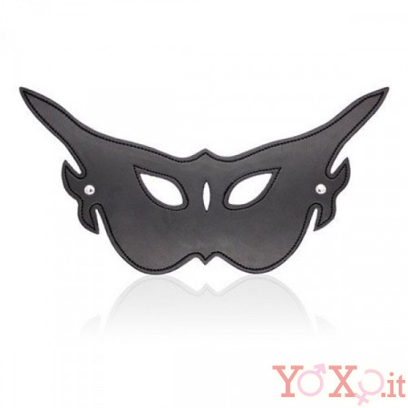 Maschera Nera da Farfalla Larga 29 cm.