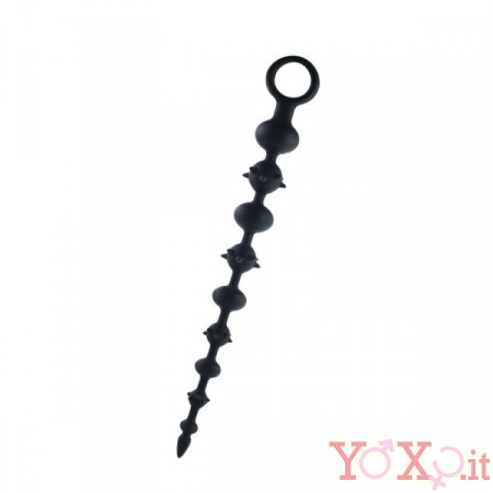Catena Anale Flessibile in Puro Silicone 30 x 3 cm.