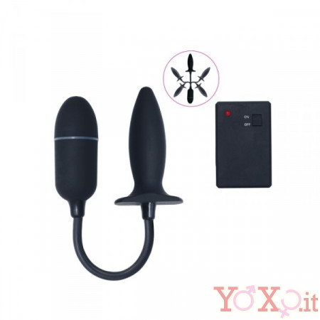 Ovetto E Cuneo Anale Vibranti Telecomandati Timeless Double Impact