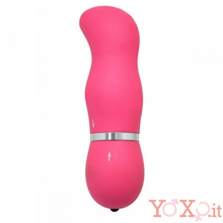 Vibratore Punto G Rosa 14 x 4 cm.