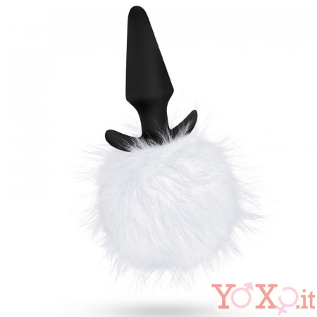 Cuneo Anale con Coda da Coniglietta PLAYBOY 9 X 3,6 cm.
