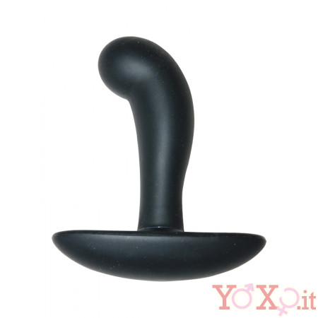 Stimolatore Prostata Maschile in PURO SILICONE - Nero  