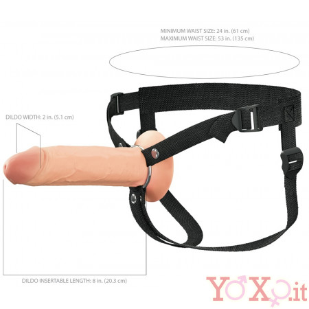 Fallo Cavo per Uomo in Silicone morbido 20 x 5 cm.