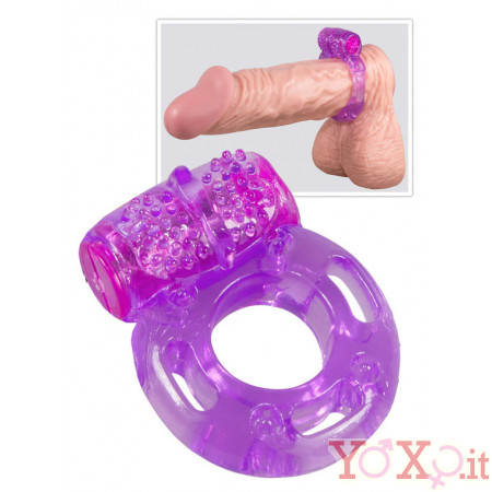 ANELLO FALLICO VIBRANTE in Silicone Monouso