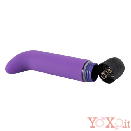Vibratore Unisex Punto G e Prostata in Puro Silicone 14,5 x 2,8 cm.