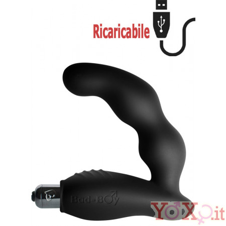 ROCKS OFF Bad-Boy INTENSE - Stimolatore Prostata Perineo RICARICABILE USB 10 Velocità 13 x 4