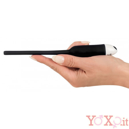Stimolatore Dilatatore Uretra in Puro Silicone con Vibrazione - Diametro 1 cm.