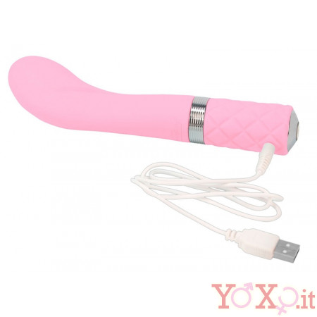 Vibratore Punto G in Puro Silicone Ricaricabile USB 20 X 3,8 cm