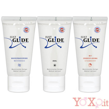 Just Glide Set di 3 Flaconi da 50 ml.