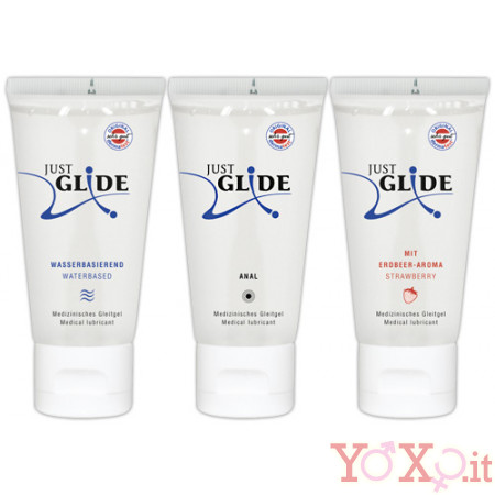 Just Glide Set di 3 Flaconi da 200 ml.