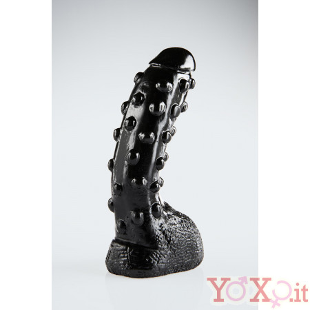 DARK CRYSTAL Tonguebiter Dildo Nero 22,5 X 5,5 cm.