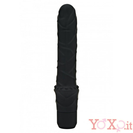 Vibratore Realistico in PURO SILICONE impermeabile 20 x 3 cm.