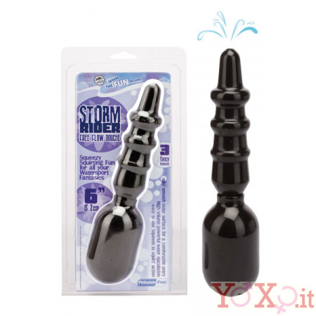 Doccia intima Clistere Anale e Vaginale STORM RIDER 15 X 4 cm.