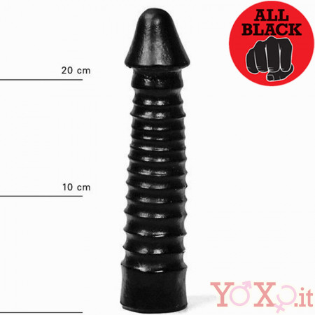 ALL BLACK Fallo Progressivo con Rilievi 26 x 5,5 cm.