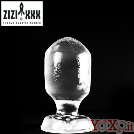 ZIZI Plug Anale Slosh Trasparente 10 x 6 cm.