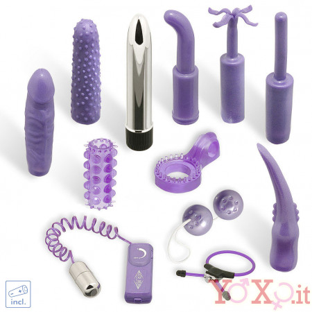 Kit del Piacere DIRTY DOZEN 12 Sexy Toys Diversi