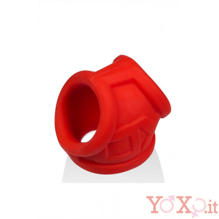 OXBALLS  - CockSling in Puro Silicone Elastico - Red Ice