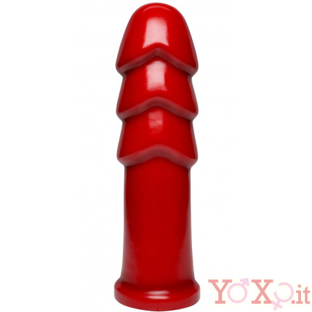 Fallo Dildo American Bombshell B10 Warhead Rosso - 25 X 7 Cm.